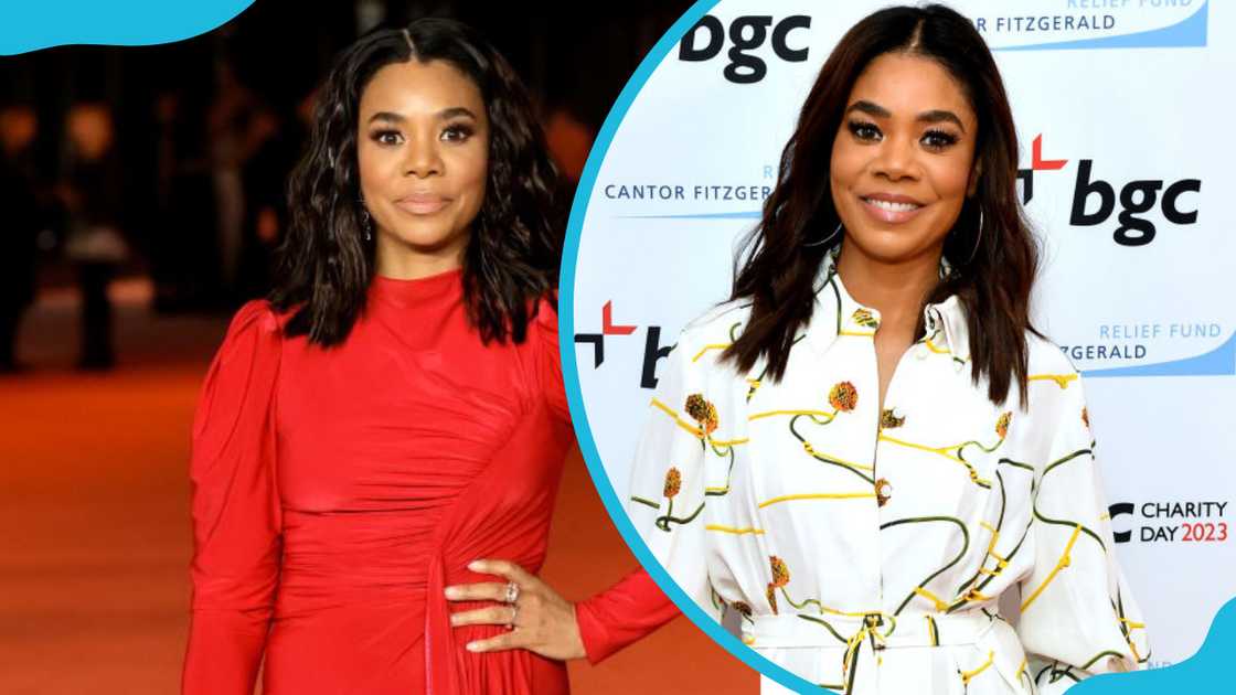 Regina Hall poses at separate red carpets in the USA Regina Hall poses at separate red carpets in the USA