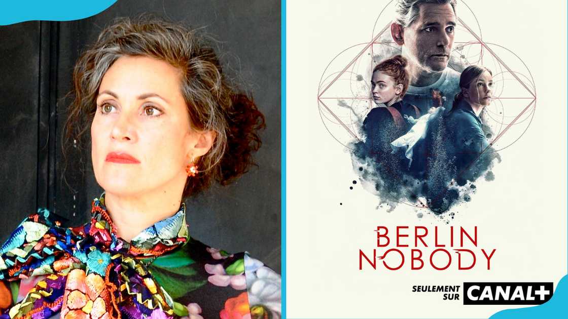 Actress Justine del Corte (L). The Berlin Nobody promotional poster (R) Actress Justine del Corte (L). The Berlin Nobody promotional poster (R)