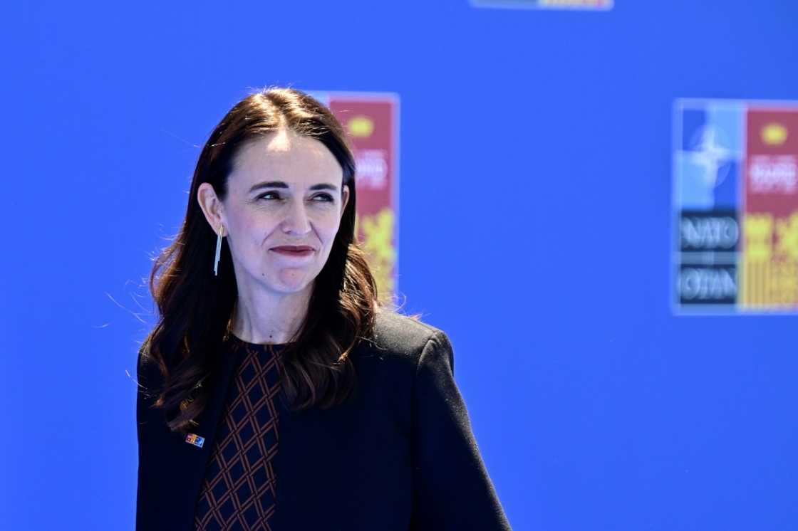Ardern said in a speech at the NATO summit that China had become "more assertive and more willing to challenge international rules and norms" Ardern said in a speech at the NATO summit that China had become "more assertive and more willing to challenge international rules and norms"