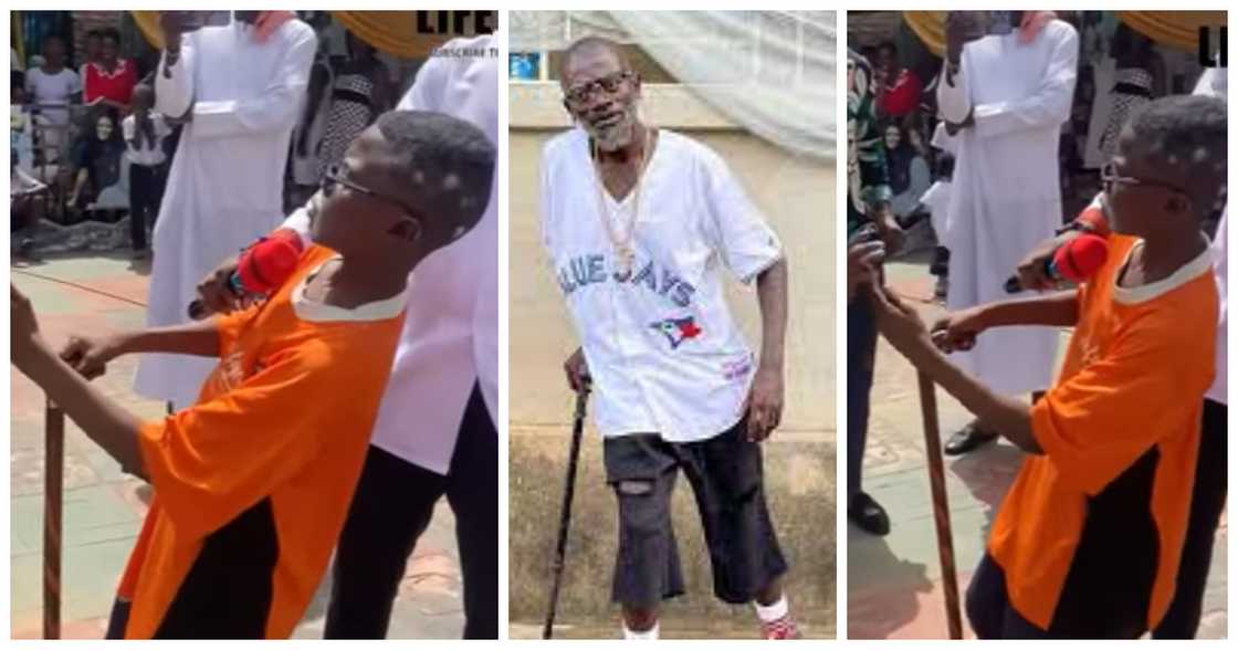 Talented young man mimic Lil Win in school play Talented young man mimic Lil Win in school play