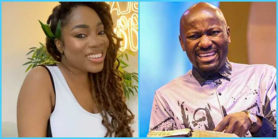 Moesha Boduong and Apostle Johnson Suleman