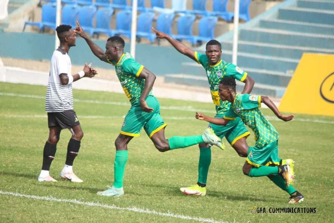Nsoatreman FC during their MTN FA Cup semifinals match against King Faisal on 16 May, 2023 at Abrankese Nsoatreman FC during their MTN FA Cup semifinals match against King Faisal on 16 May, 2023 at Abrankese