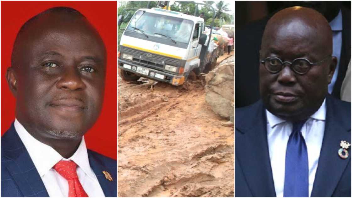 NPP MP threatens to resign should Akufo-Addo fail to fix bad roads NPP MP threatens to resign should Akufo-Addo fail to fix bad roads