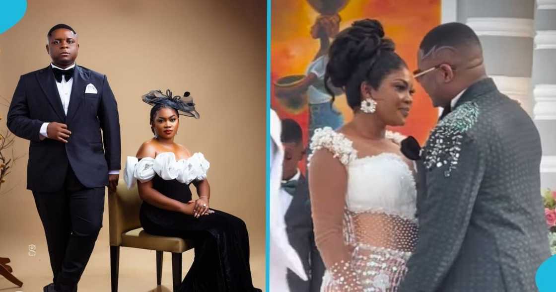 Enock Darko, watabombshell, Ghanaian actor, ties the knot, a white wedding Enock Darko, watabombshell, Ghanaian actor, ties the knot, a white wedding