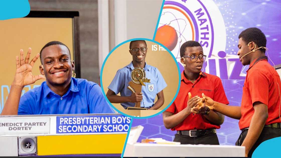 Heartbroken, PRESEC Legon, NSMQ, Defeat, Throwback Photos, Trophies