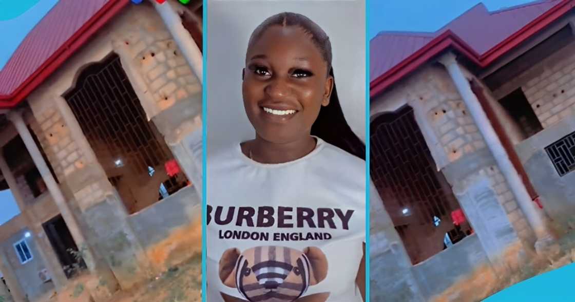 Ghanaian lady, apartment, construction site, house, building Ghanaian lady, apartment, construction site, house, building