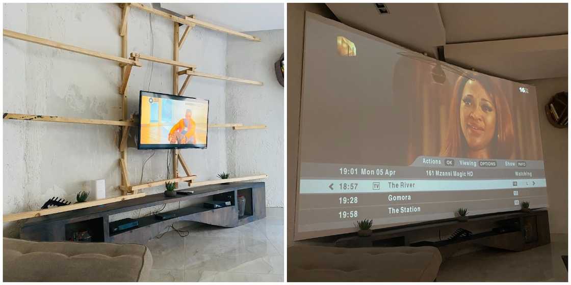 Man Impresses Social Media with His Interior Decoration Skills, His 'Projector' Screen Gets Many Talking Man Impresses Social Media with His Interior Decoration Skills, His 'Projector' Screen Gets Many Talking