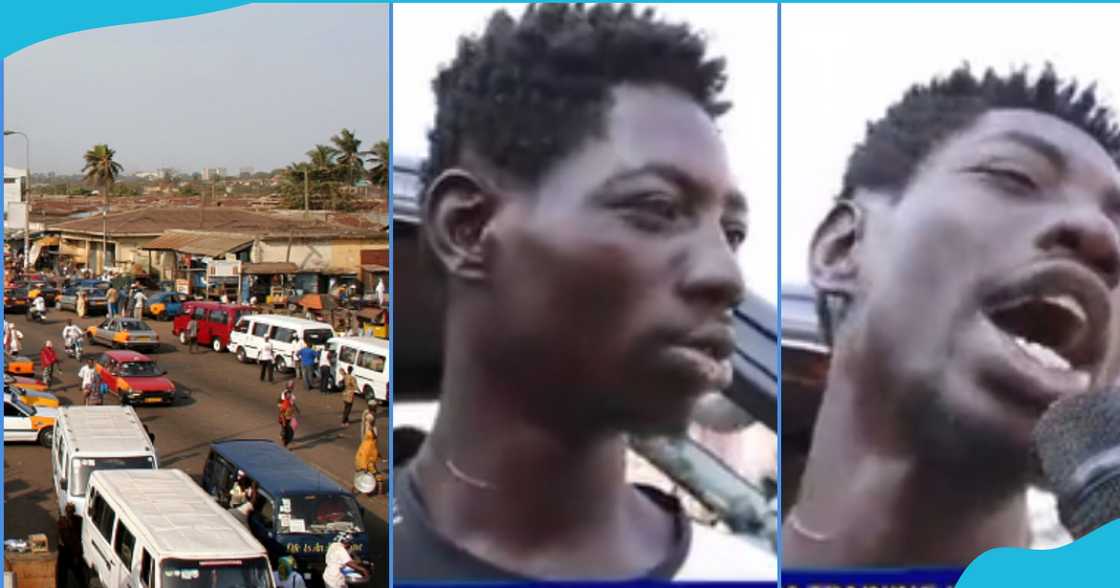 Ghanaian Man Who Is A Loading Boy Ghanaian Man Who Is A Loading Boy