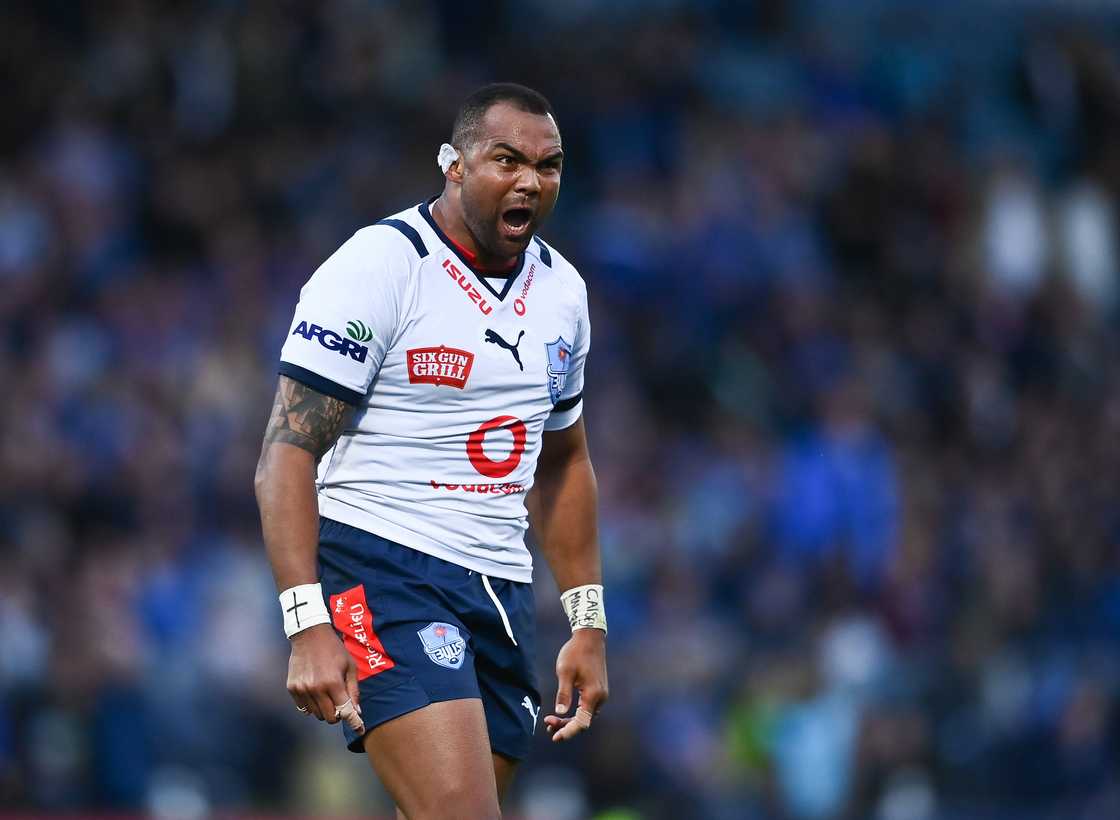 Cornal Hendricks of Vodacom Bulls celebrates winning a penalty during the United Rugby Championship Semi-Final match between Leinster and Vodacom Bulls at the RDS Arena in Dublin on June 10, 2022 Cornal Hendricks of Vodacom Bulls celebrates winning a penalty during the United Rugby Championship Semi-Final match between Leinster and Vodacom Bulls at the RDS Arena in Dublin on June 10, 2022