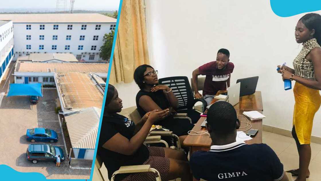 GIMPA section of the institution and students during a session GIMPA section of the institution and students during a session