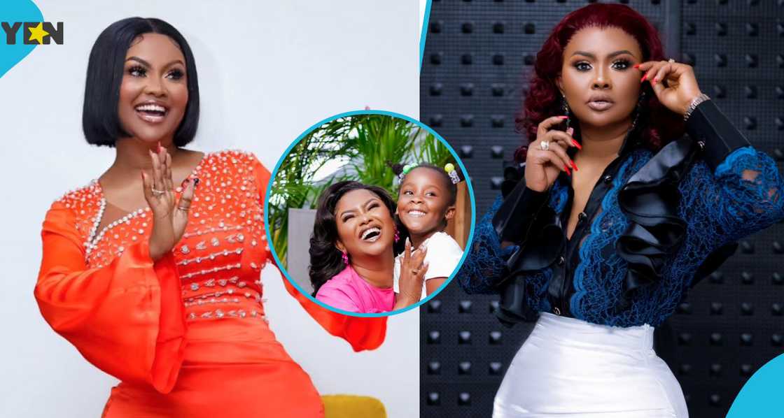 Nana Ama McBrown and Baby Maxin Nana Ama McBrown and Baby Maxin