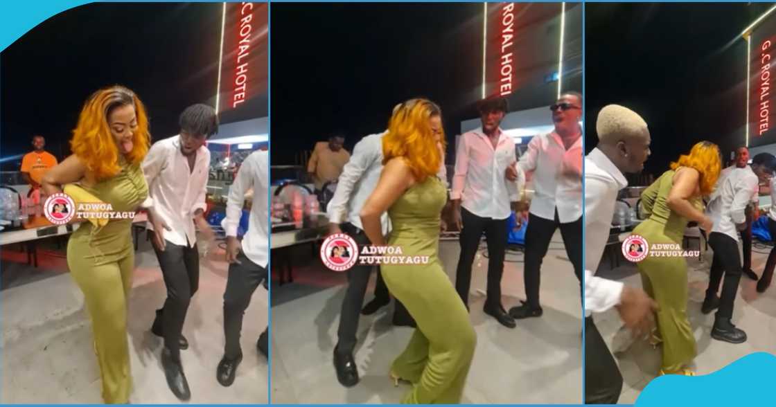 Nana Ama McBrown dancing Nana Ama McBrown dancing