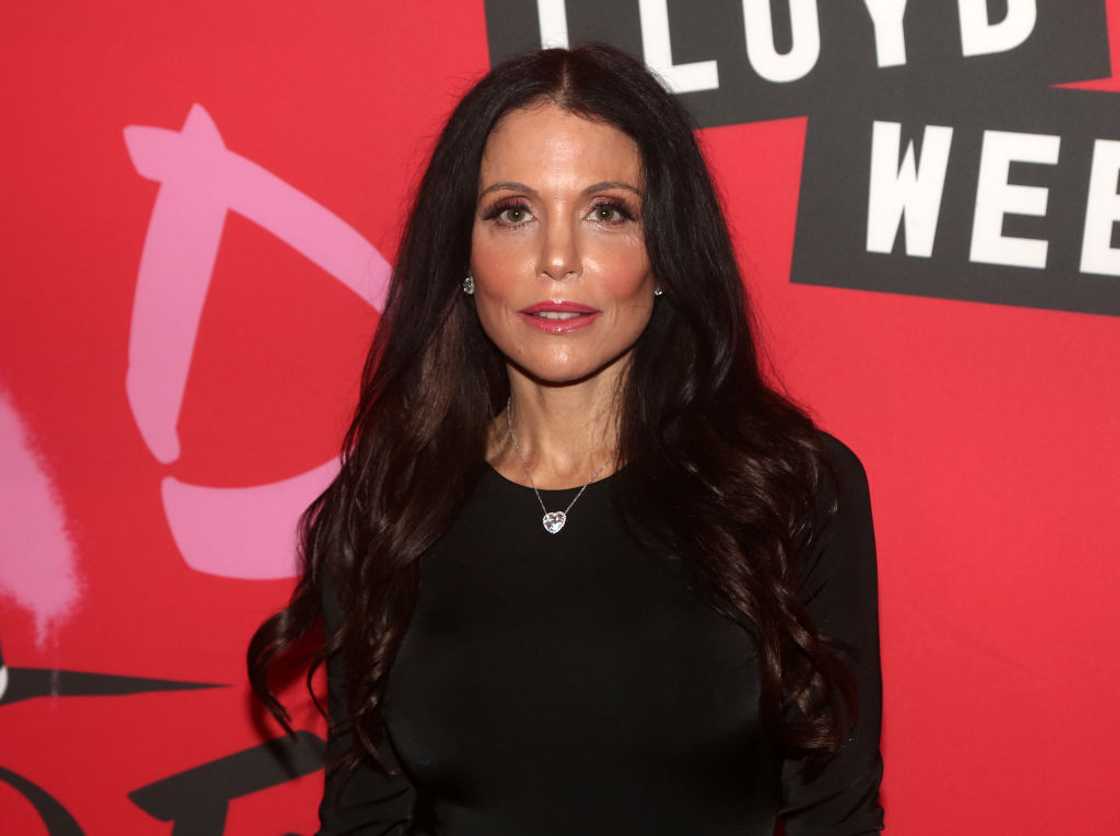 Bethenny Frankel poses at The Imperial Theatre.