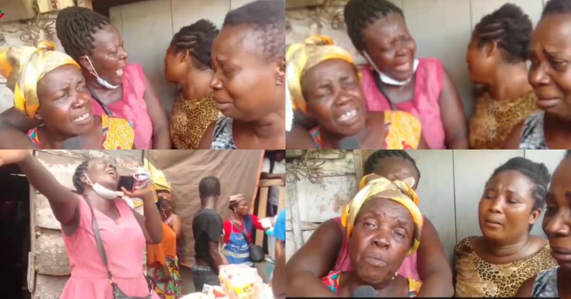 Korle-Bu bullion van robbery victim Afia Badu's mother and family Korle-Bu bullion van robbery victim Afia Badu's mother and family