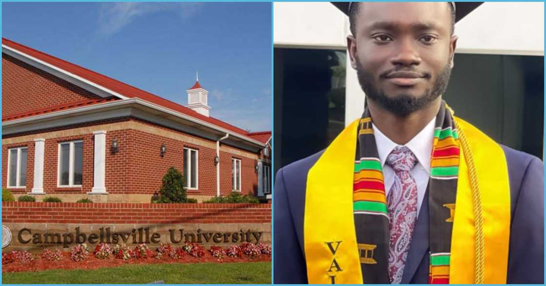 Photo of Isaac Asare and Campbellsville University