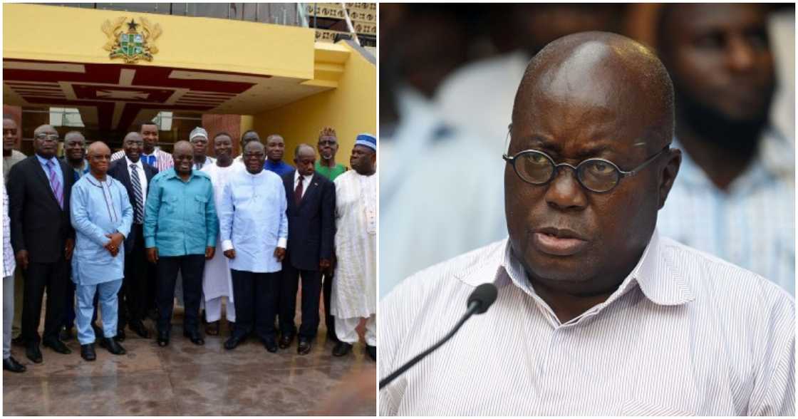 Nana Akufo-Addo has been criticised for failing to downsize his government.