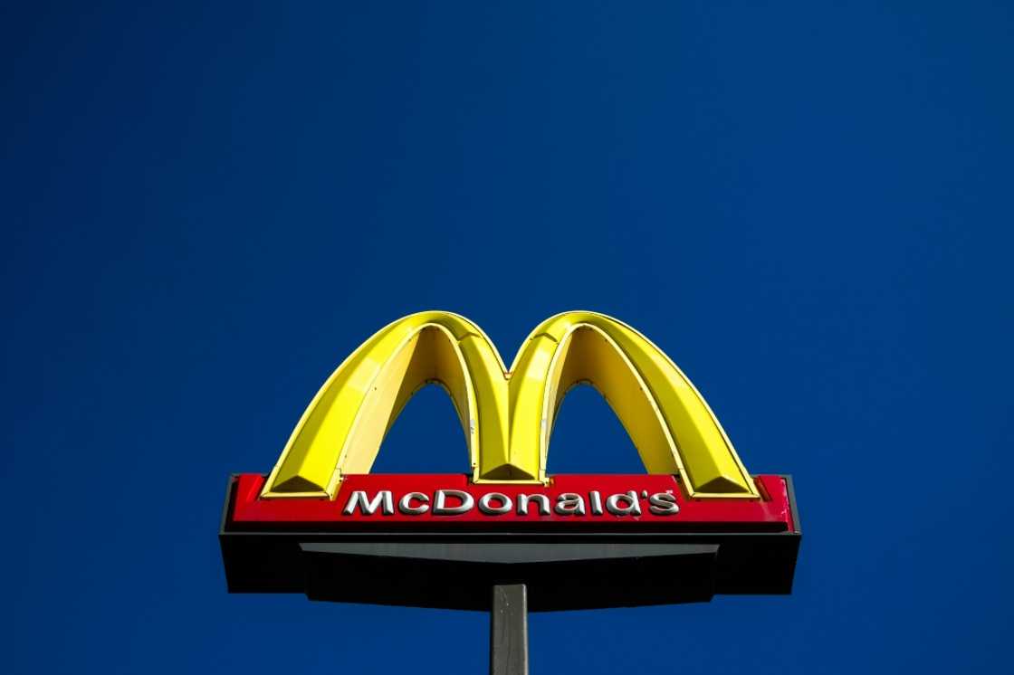 The McDonald's logo is pictured in front of a store in Dearborn, Michigan