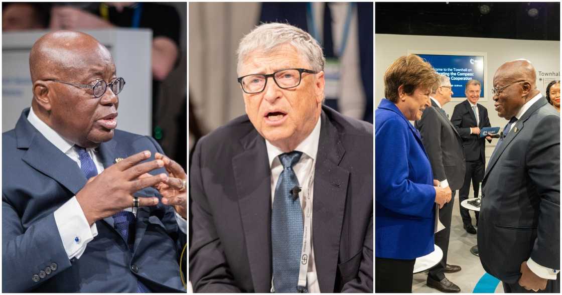 Akufo-Addo met Bill Gates and other top global leaders at the Munich Security Conference. Akufo-Addo met Bill Gates and other top global leaders at the Munich Security Conference.