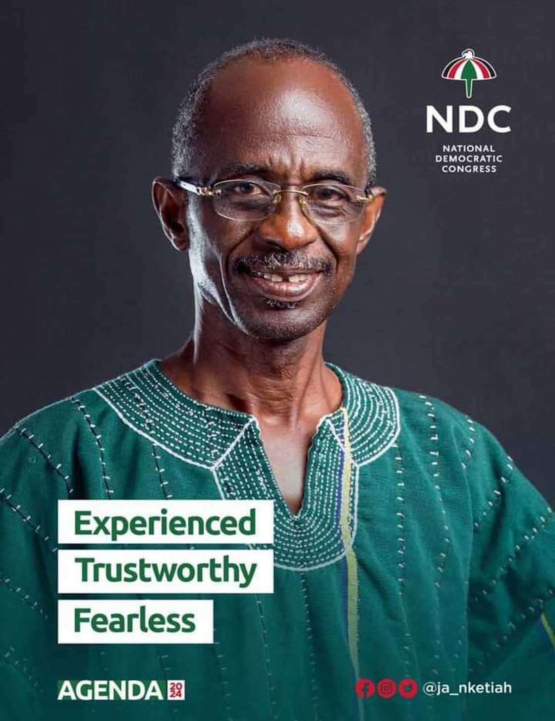 NDC General Secretary Aseidu Nketia has officially declared his intention to contest the party's chairmanship slot NDC General Secretary Aseidu Nketia has officially declared his intention to contest the party's chairmanship slot
