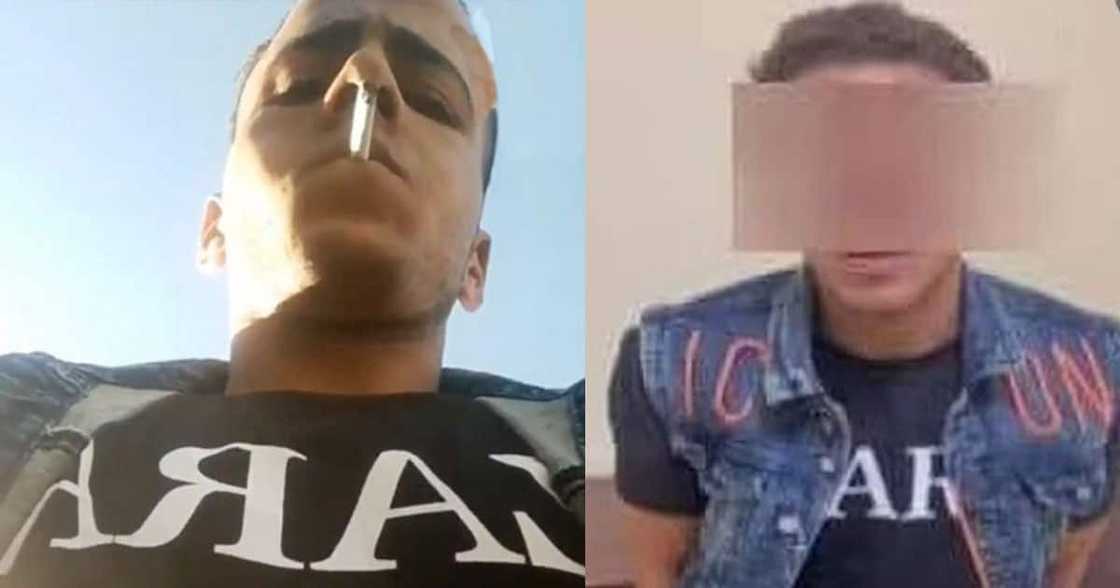 Thief arrested after live-streaming his face. Thief arrested after live-streaming his face.
