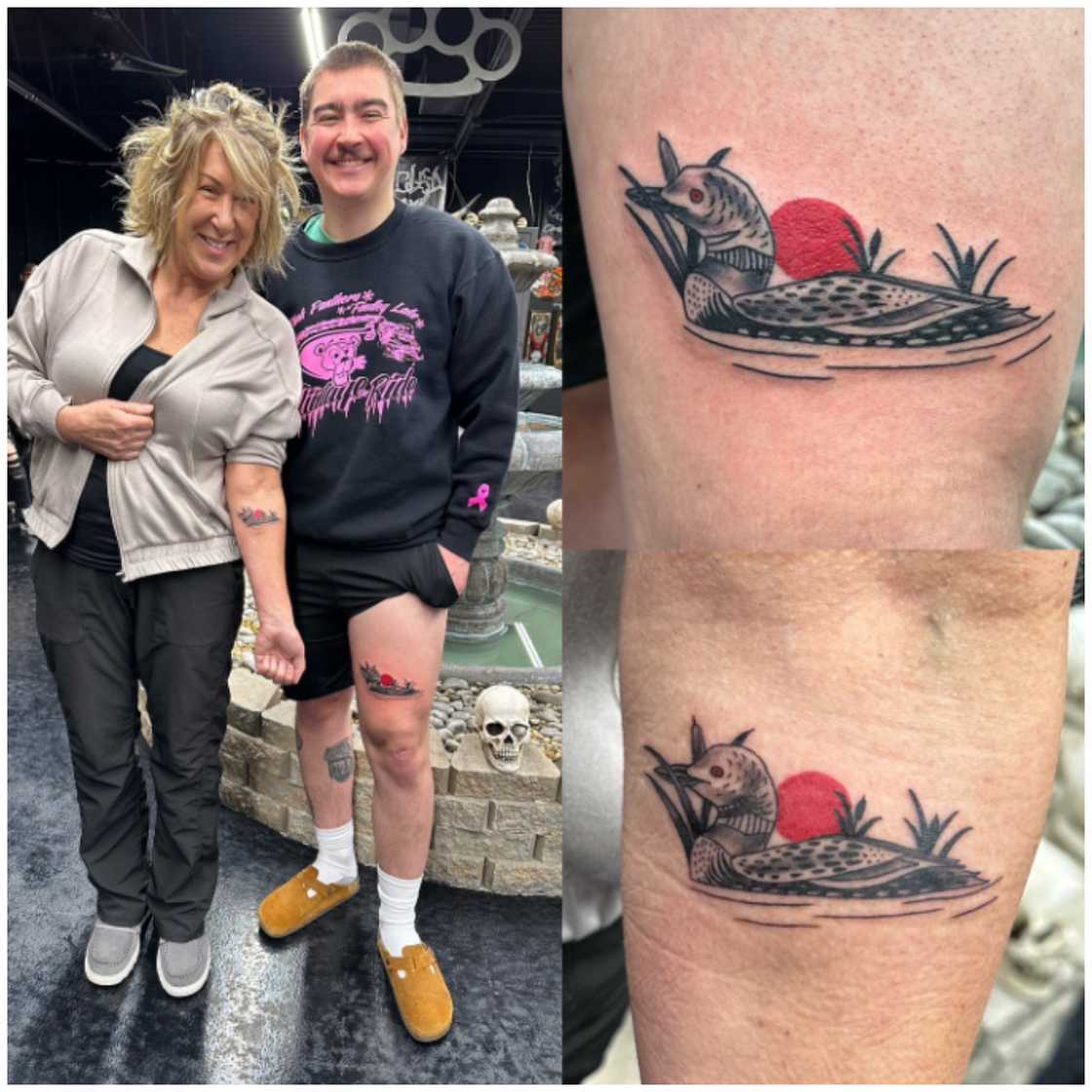 Mom and son tattoos Mom and son tattoos