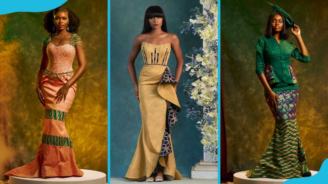 Women wearing mermaid dresses Women wearing mermaid dresses