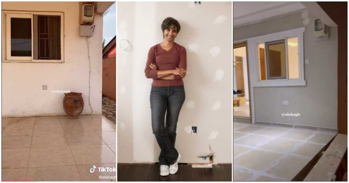 A TikToker shared how she gave a house a complete makeover A TikToker shared how she gave a house a complete makeover