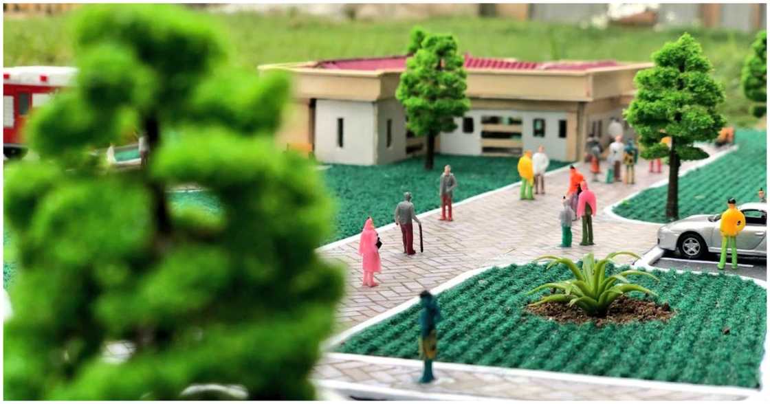 A miniature art design concept by Yaw Boateng.