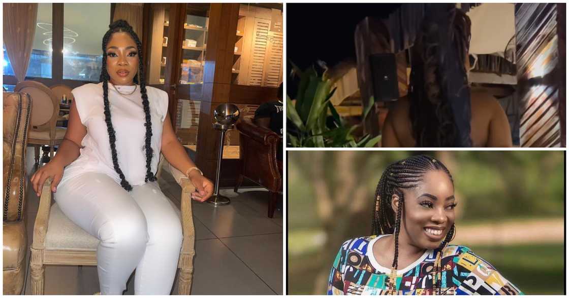 Ghanaian socialite Moesha Boduong Ghanaian socialite Moesha Boduong