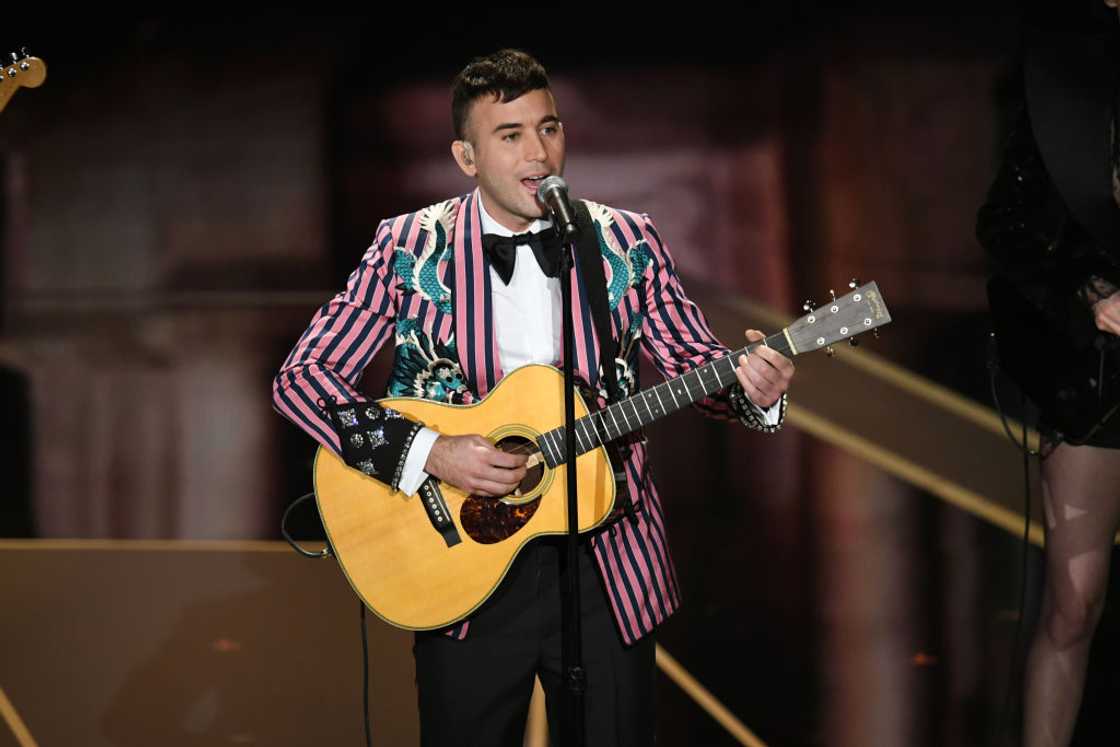 Musician Sufjan Stevens performs on stage Musician Sufjan Stevens performs on stage