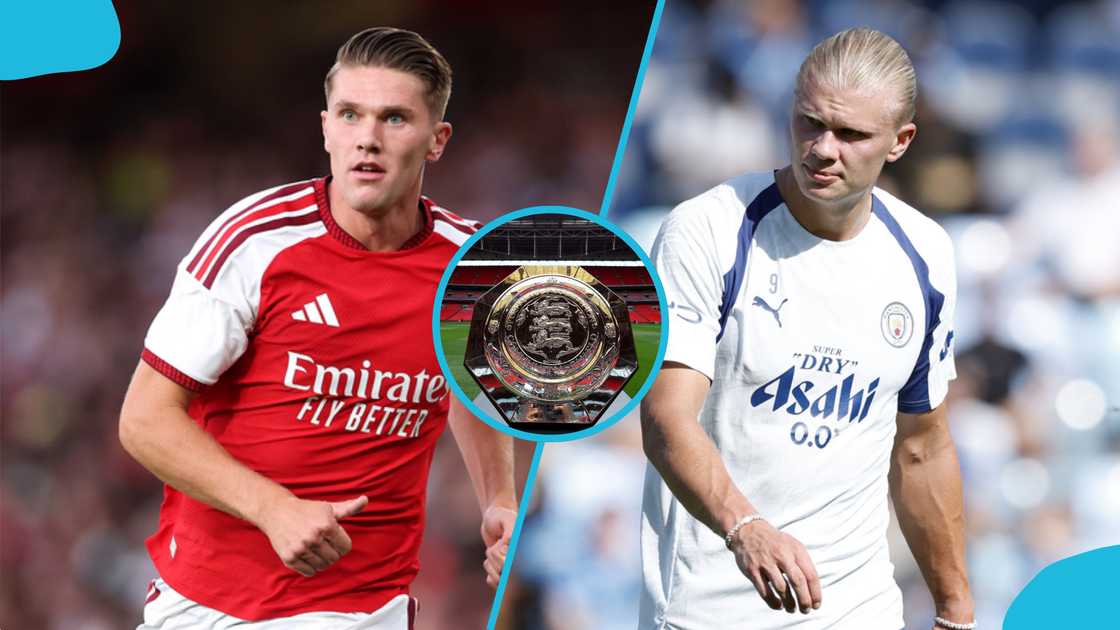 Opta's supercomputer, Arsenal vs Manchester City, Community Shield, Community Shield 2026, supercomputer prediction, Mikel Arteta, Enzo Maresca, Premier League, Cardiff Principality Stadium, Arsenal history against City, football prediction statistics.