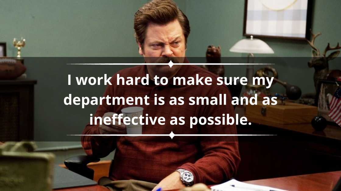 Ron Swanson quotes