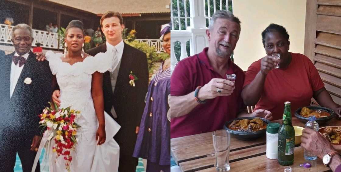 Nico C.M. van Staalduinen and his Ghanaian wife Kayi