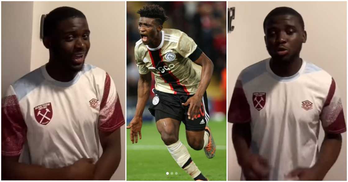Man promises Mohammed Kudus his sister if footballer scores against Uruguay. Man promises Mohammed Kudus his sister if footballer scores against Uruguay.