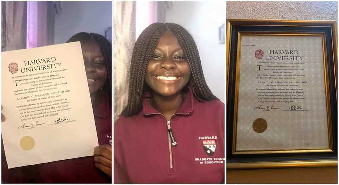 Photos of Nigerian Harvard graduate, Aramide Kayode.