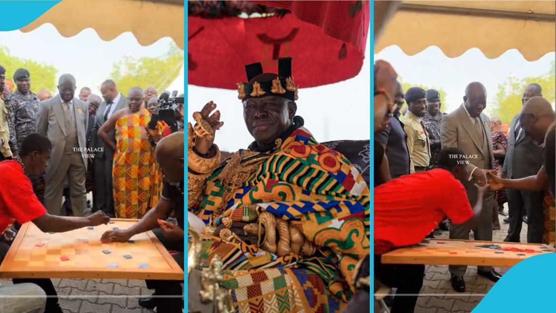 Otumfuo Nana Osei Tutu II, Ghanaian king, social media, videos, viral, TikTok