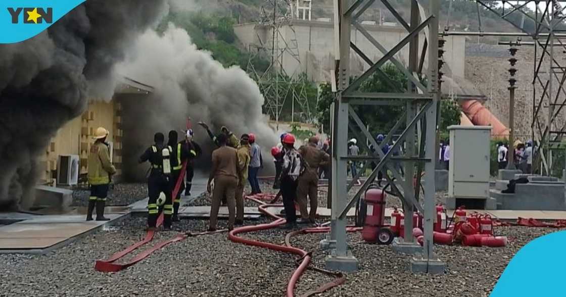 John Jinapor, Akosombo Dam, Energy Minister, GRIDCo CEO, Suspension, Fire, ECG, Ashanti Region. John Jinapor, Akosombo Dam, Energy Minister, GRIDCo CEO, Suspension, Fire, ECG, Ashanti Region.