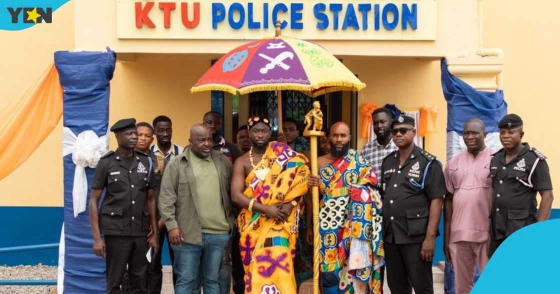 Dr Oseadeeyo Nana Kumi Kodie, Ghanaian chief, Ghana Police Service, police station, Koforidua Technical University Dr Oseadeeyo Nana Kumi Kodie, Ghanaian chief, Ghana Police Service, police station, Koforidua Technical University