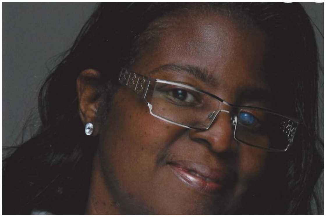 Portrait of Raenee Robinson smiling. Portrait of Raenee Robinson smiling.