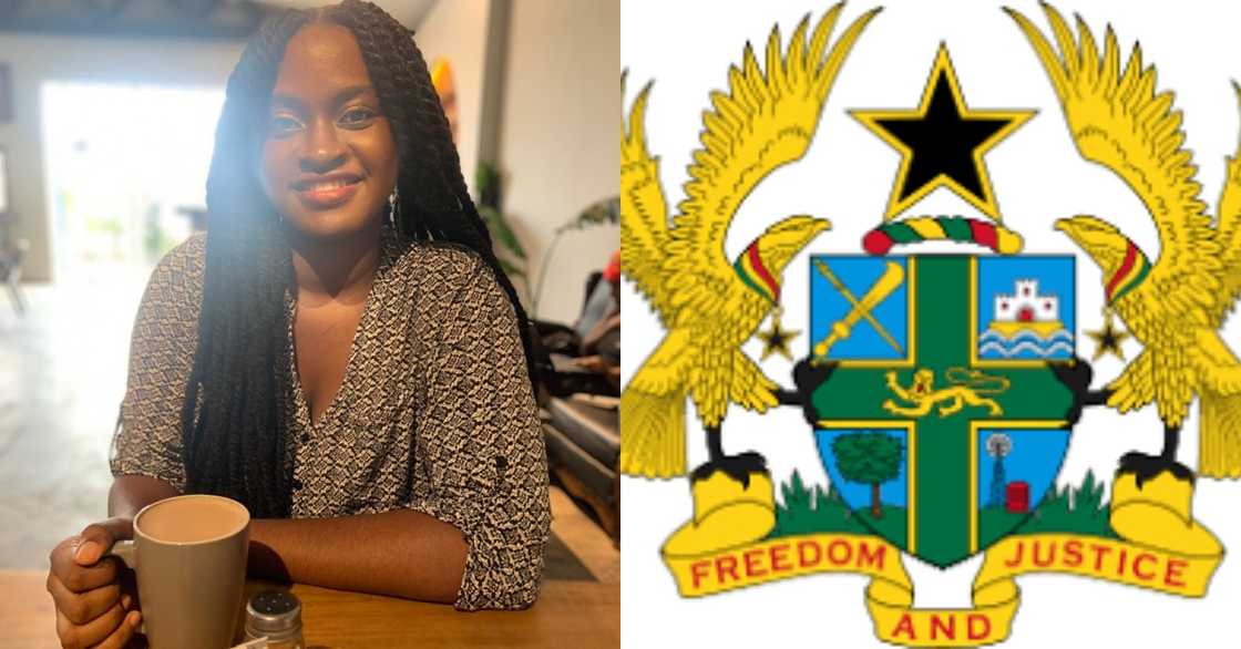 Naa Adzoa: Meet the beautiful granddaughter of the man who designed Ghana's Coat of Arms