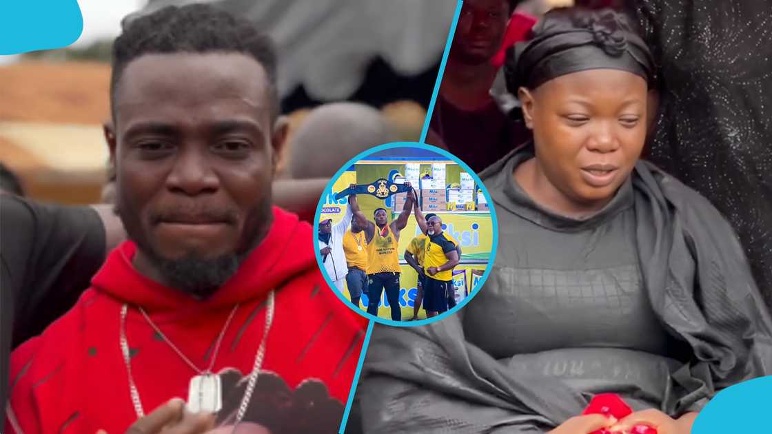 Godfred Akolbila: Tears Flow as 2023 Ghana's Strongest Man Is Laid to Rest, Video Godfred Akolbila: Tears Flow as 2023 Ghana's Strongest Man Is Laid to Rest, Video