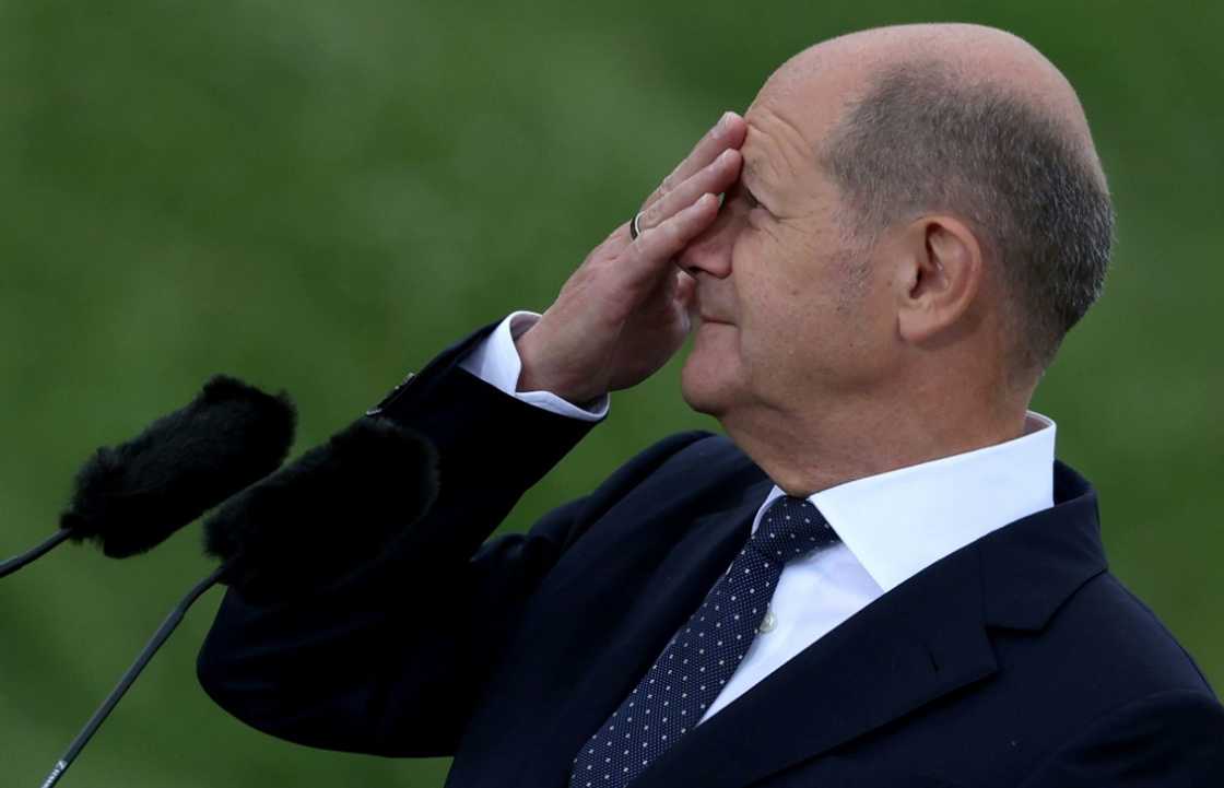 'The G7 stands united in its support for Ukraine,' Germany's Olaf Scholz said 'The G7 stands united in its support for Ukraine,' Germany's Olaf Scholz said