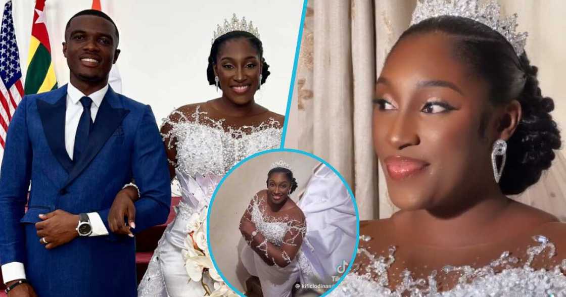 Photos of 2021 GMB winner Benedicta Sarfoa Asamoah and her husband. Photos of 2021 GMB winner Benedicta Sarfoa Asamoah and her husband.