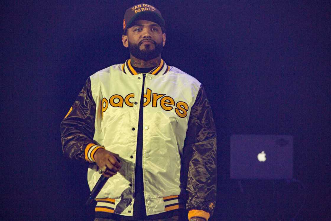 Recording artist Joyner Lucas performs on stage at Viejas Arena in San Diego, California Recording artist Joyner Lucas performs on stage at Viejas Arena in San Diego, California