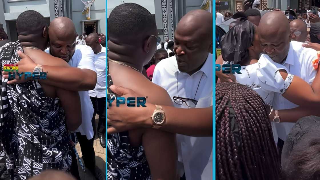 Ibrahim Mahama, John Dumelo, John Dumelo and Ibrahim Mahama, John Dumelo's father's funeral, NDC, John Mahama Ibrahim Mahama, John Dumelo, John Dumelo and Ibrahim Mahama, John Dumelo's father's funeral, NDC, John Mahama