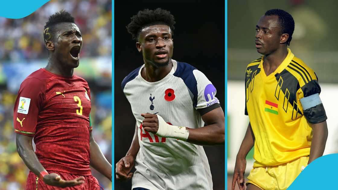 Mohammed Kudus, Kudus names his football GOAT, Kudus picks Ghana's GOAT, Michael Essien, Tottenham Hotspur, Kudus' injury, Asamoah Gyan, Abedi Ayew Pele, Michael Essien, Kudus picks Essien as GOAT.