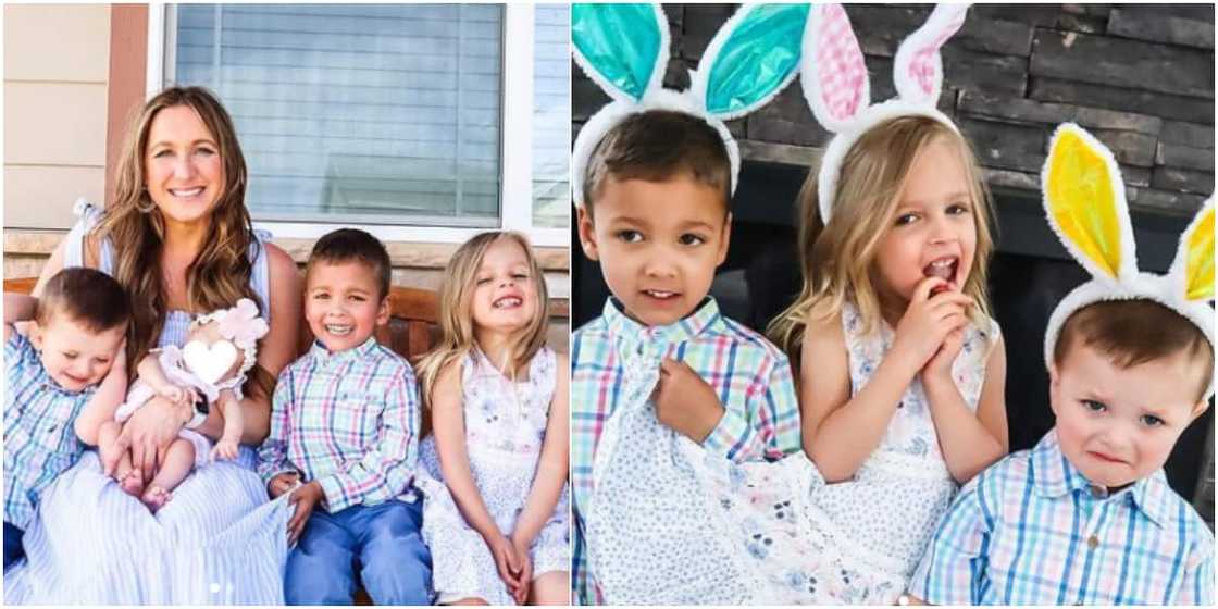 Katie Page and her adopted kids Katie Page and her adopted kids