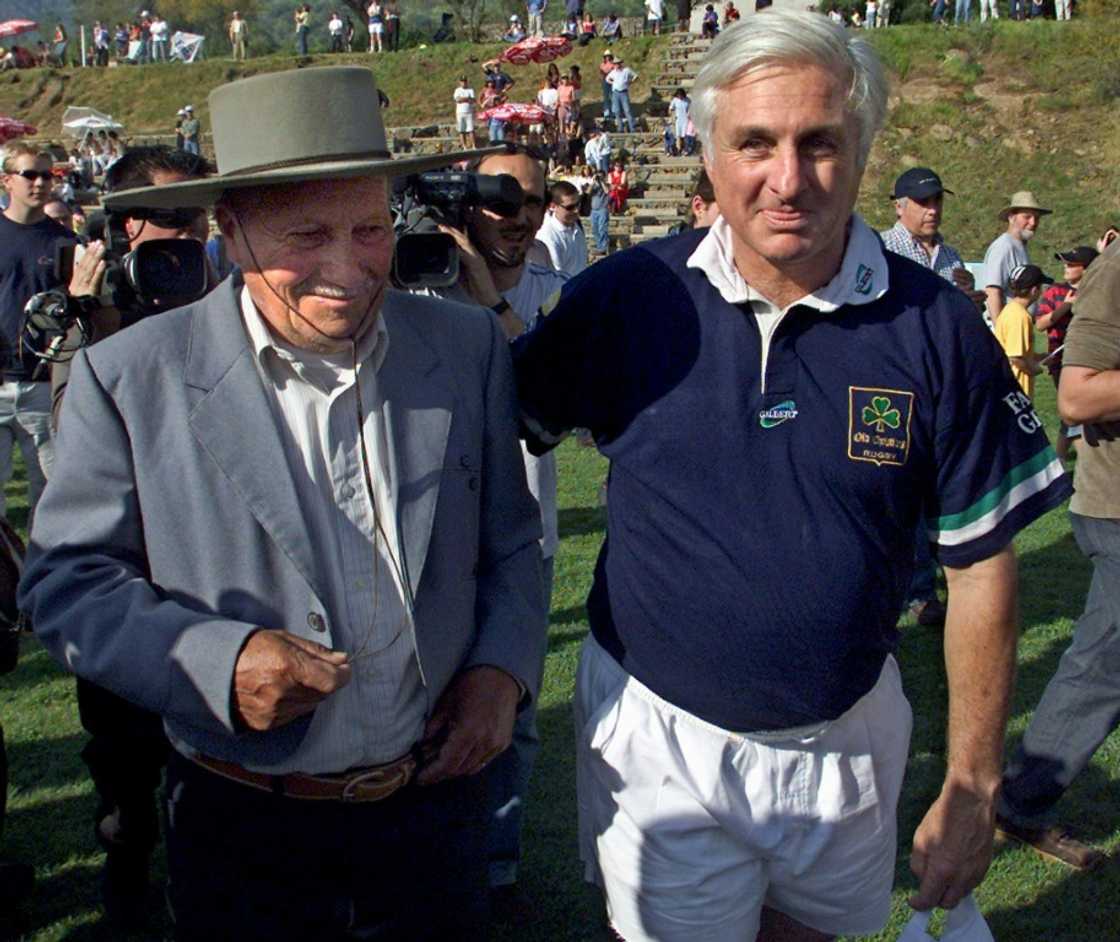 Survivor Roberto Canessa (R) in 2002 with Chilean cattle driver Sergio Catalan, who went to fetch help Survivor Roberto Canessa (R) in 2002 with Chilean cattle driver Sergio Catalan, who went to fetch help