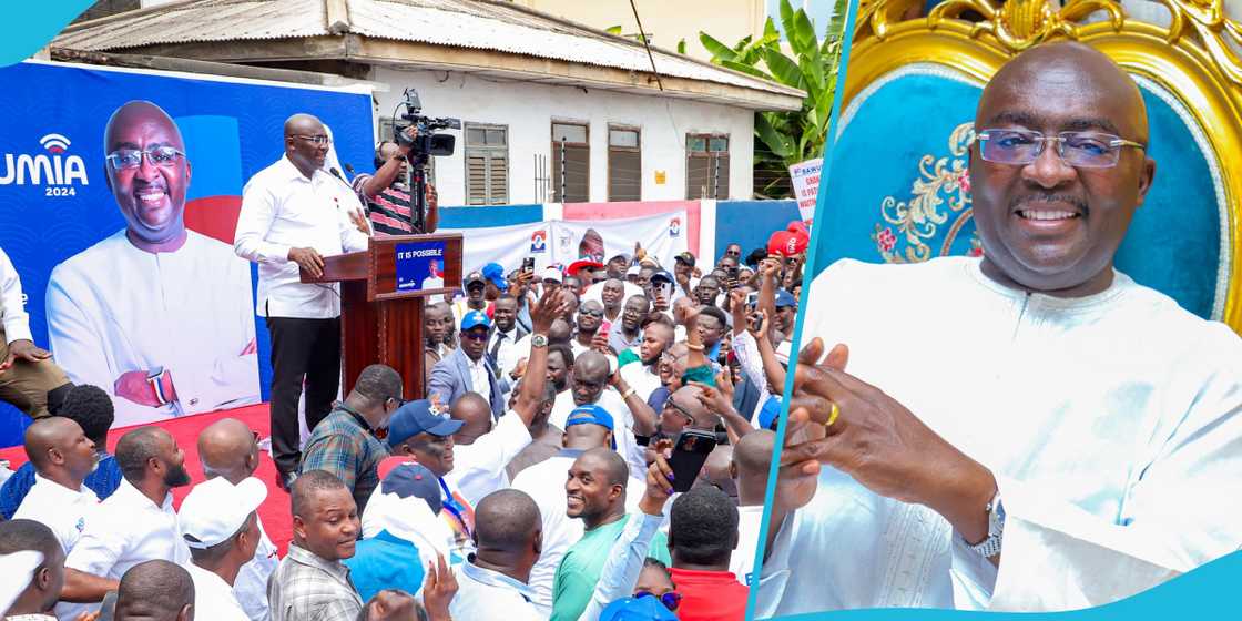 Bawumia on the campaign trail Bawumia on the campaign trail
