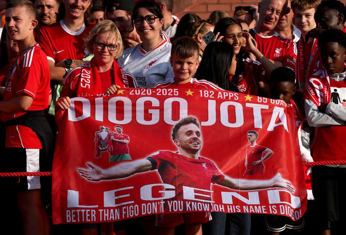 Liverpool honours Jota, Diogo Jota's legacy, Premier League 2025/26 season, Liverpool vs Bournemouth